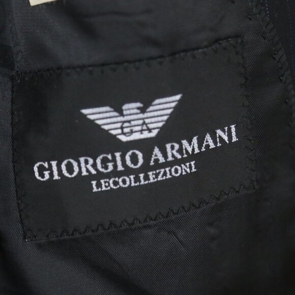 Giorgio Armani Lecollezioni Pinstripe Single Breasted Two Button Men's Blazer - Picture 7 of 9